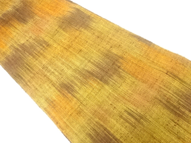 JAPANESE NAGOYA OBI / MAWATA TSUMUGI / WOVEN ABSTRACT